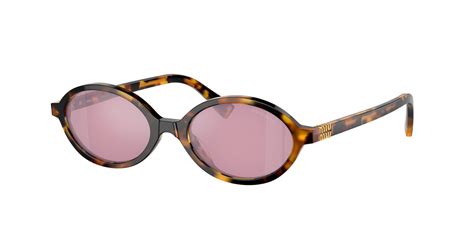 miu miu honey havana sunglasses|Miu Miu™ MU 04ZS VAU08N 50 Honey Havana Sunglasses.